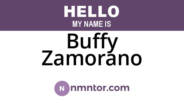 Buffy Zamorano