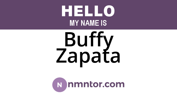 Buffy Zapata