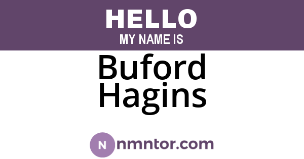 Buford Hagins
