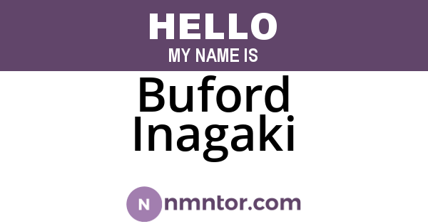 Buford Inagaki
