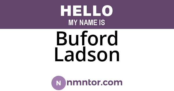 Buford Ladson