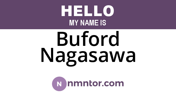 Buford Nagasawa