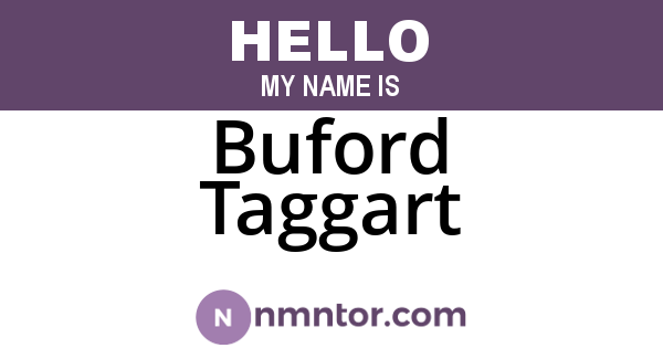 Buford Taggart
