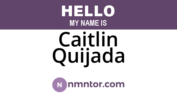 Caitlin Quijada