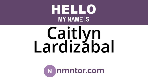 Caitlyn Lardizabal