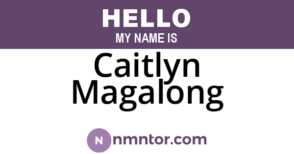 Caitlyn Magalong
