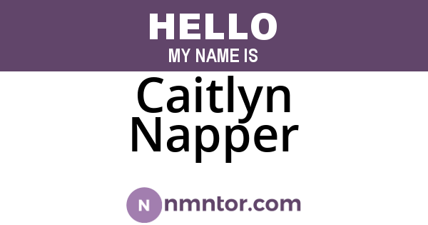 Caitlyn Napper