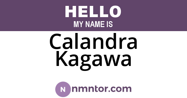 Calandra Kagawa