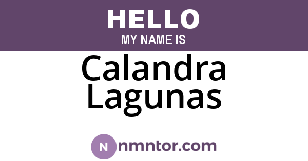 Calandra Lagunas