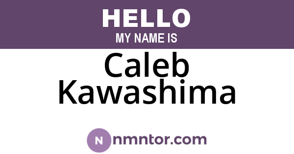Caleb Kawashima