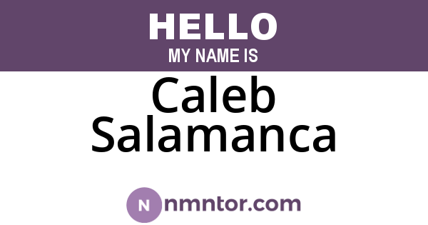 Caleb Salamanca