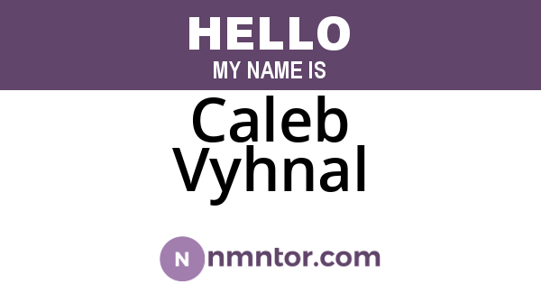 Caleb Vyhnal