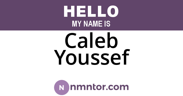 Caleb Youssef