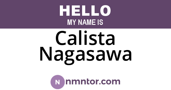 Calista Nagasawa