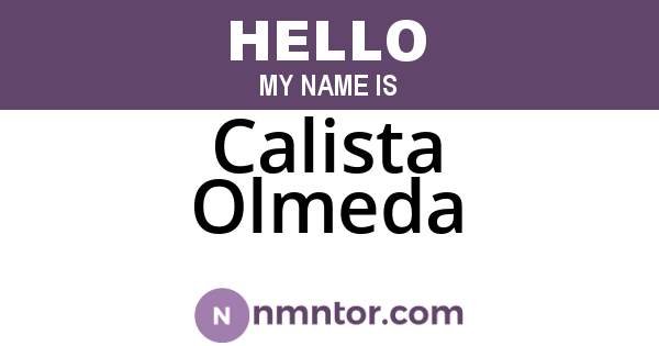 Calista Olmeda