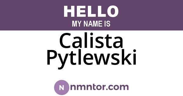 Calista Pytlewski