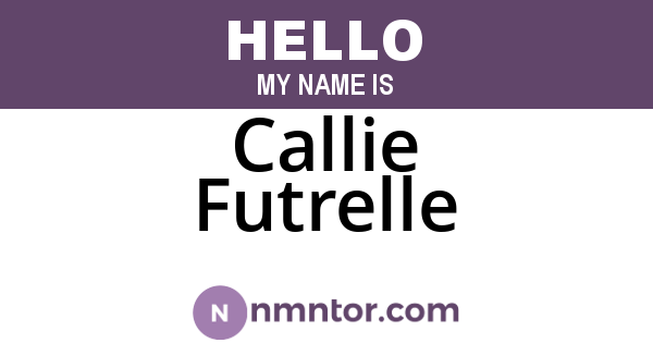Callie Futrelle