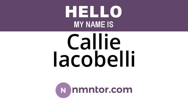 Callie Iacobelli