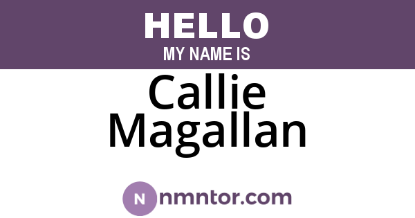 Callie Magallan