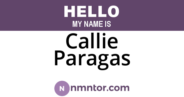 Callie Paragas