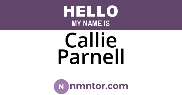 Callie Parnell