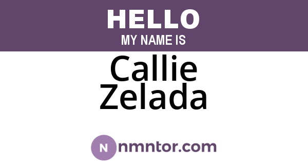 Callie Zelada