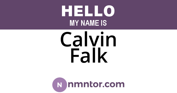 Calvin Falk