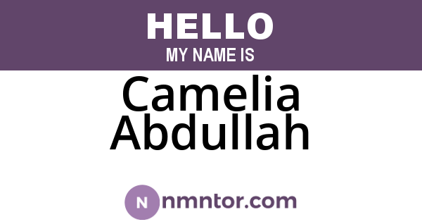 Camelia Abdullah