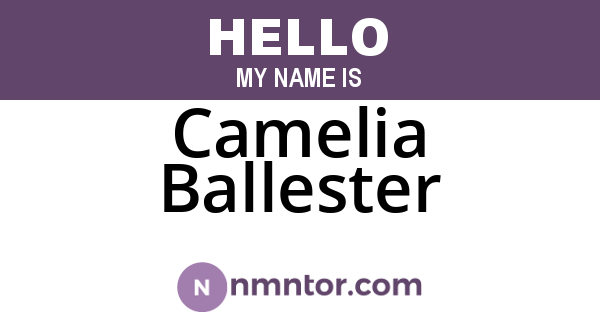 Camelia Ballester