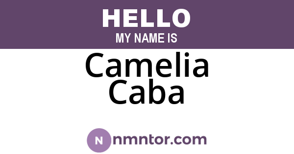 Camelia Caba