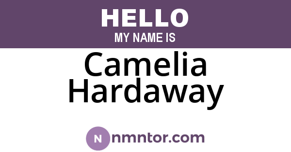 Camelia Hardaway