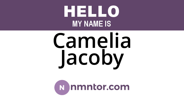 Camelia Jacoby