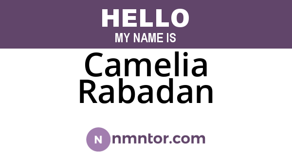 Camelia Rabadan