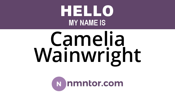 Camelia Wainwright