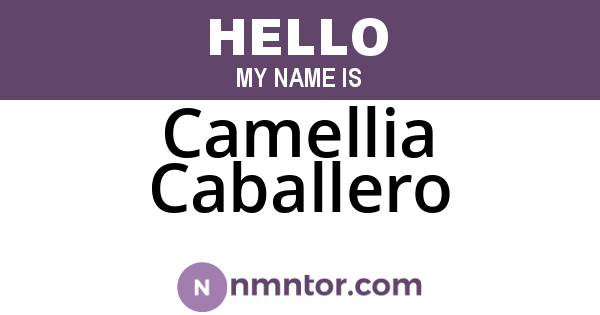 Camellia Caballero