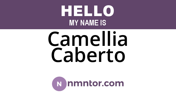 Camellia Caberto