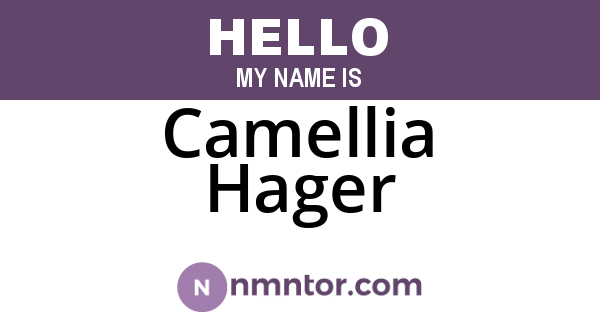 Camellia Hager