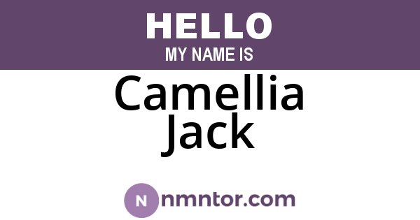 Camellia Jack