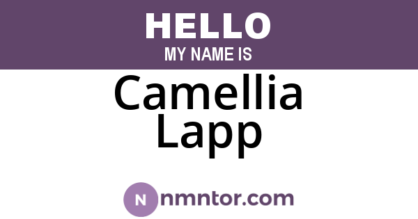 Camellia Lapp