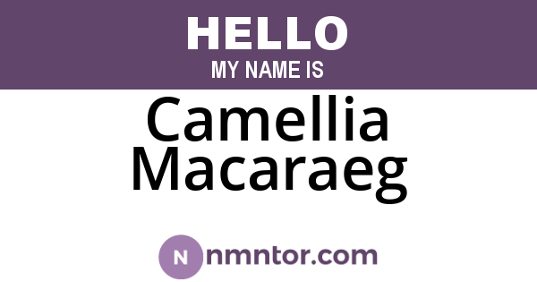 Camellia Macaraeg