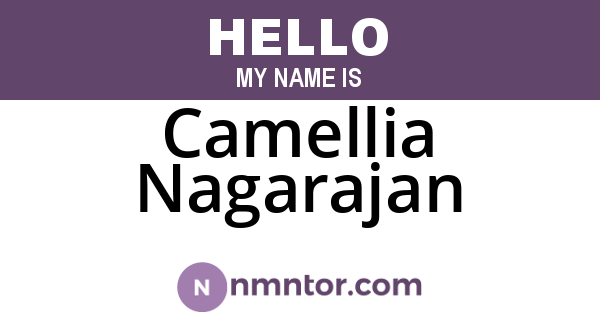 Camellia Nagarajan