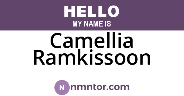 Camellia Ramkissoon