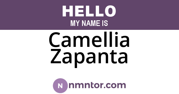 Camellia Zapanta