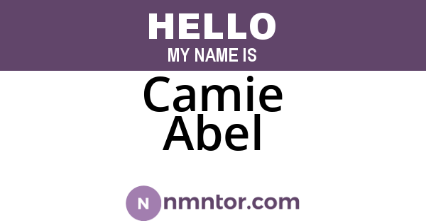 Camie Abel
