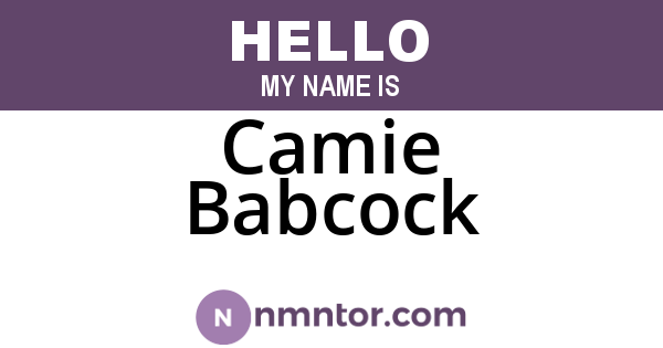 Camie Babcock