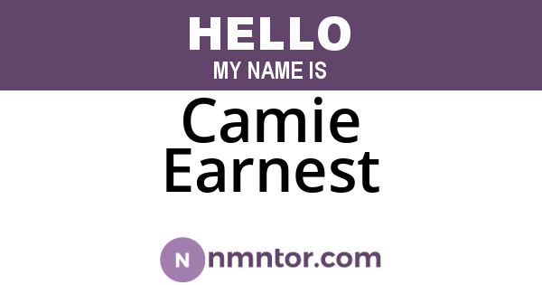 Camie Earnest