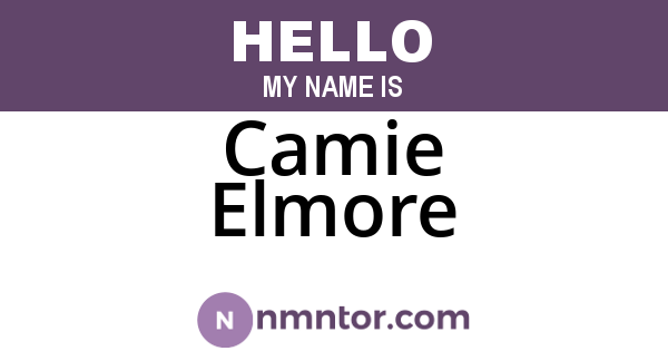 Camie Elmore
