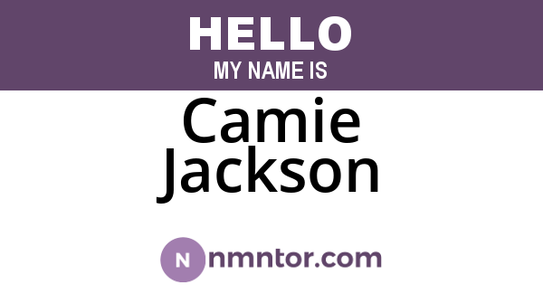 Camie Jackson