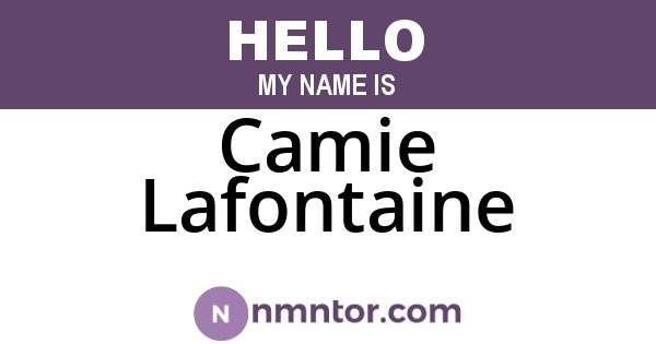 Camie Lafontaine