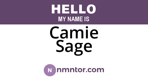 Camie Sage
